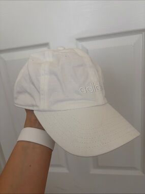 Adidas White Minimalist Logo Hat